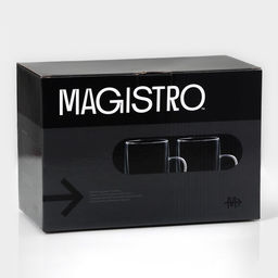 Набор кружек с двойными стенками Magistro Дуо, 450 мл, 13914.8 см, 2 шт., стекло  фото 9