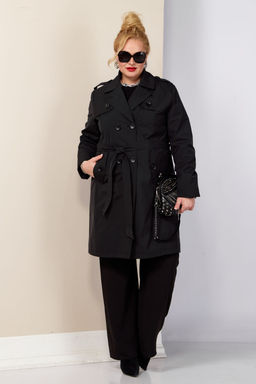 Плащ SHETTI 2187 чёрный