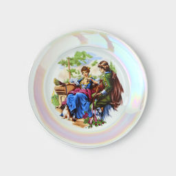 Набор тарелок Добрушский завод «Мадонна», d=17 см, 6 шт., фарфор, МИКС