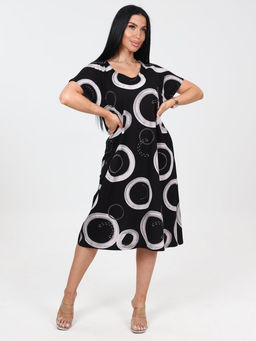 537 ЖЕНСКОЕ ПЛАТЬЕ (Черный) - А-дина фото 2