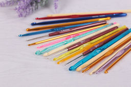 Для вязания Gamma CHB крючок бамбук d 5.0 мм 15 см в чехле фото 7