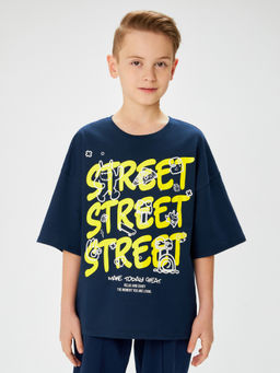 ACOOLA / Футболка детская для мальчиков Moric холодный синий