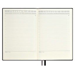 Ежедневник недатированный ESCALADA, #проМани, А5, 160 л., арт. 67261/ 15 ТИВОЛИ ЧЁРНЫЙ