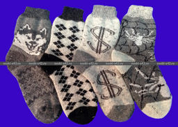 Цена за 5 пар. 5 ПАР - Носки мужские шерстяные 25 - For you фото 3