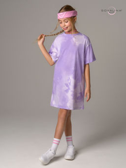 Платье Teen тайдай лаванда - Sovalina фото 15