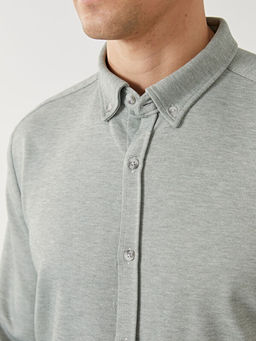 Slim Fit Uzun Kollu Erkek G?mlek