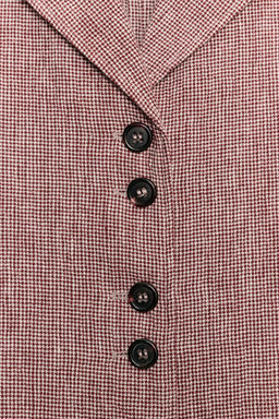 BLAZER CON LINO ZW COLLECTION / Granate - Zara фото 5