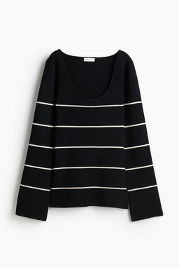 Jersey con escote en U - H&m фото 7