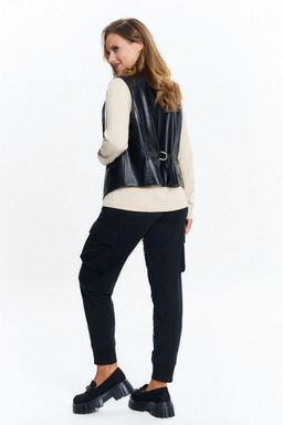 Демисезонные брюки джоггеры с карманами из трикотажа и хлопка AVE RARA 4091/2  фото 2