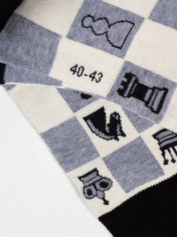 Цена за 2 пары БРЕСТСКИЕ НОСКИ 4200К CHESS (средней длины) Ш.БЕЛЫЙ