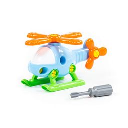 Конструктор-транспорт Вертолёт (16 элементов) (в пакете) - Полесье фото 6