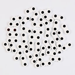 Глаза деревянные , набор 40 шт., размер 1 шт. 1,6 1 см - Школа талантов фото 2