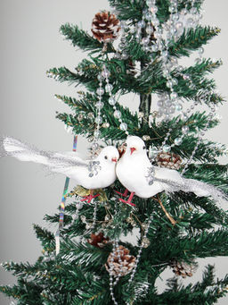 Новогоднее украшение Птица счастья 15 см / SH0938 /уп 2/600/121867 - Галеонтрейд фото 2