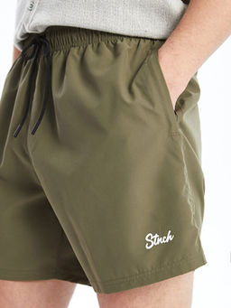 K?sa Boy Bask?l? Erkek Deniz ?ortu