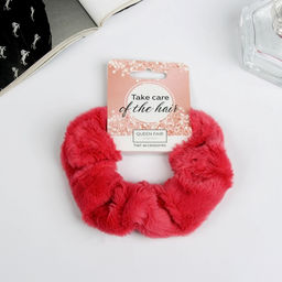 Цена за 4 шт. Резинка для волос «Орбита», нежность, 9 см, розовая