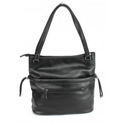 Сумка женская иск/кожа+нат/замша GT-MAQ 63109GY, 1отд+карм/пер, черный SALE 202555 - Adelia фото 3