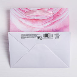 Пакет ламинированный квадратный Цветочная нежность, 22 22 11 см - Дарите счастье фото 4