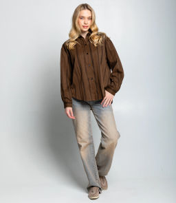 Рубашка #КТ129 (1), шоколадный