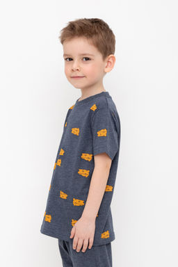 Crockid _ КР 302593/тем.синий меланж,сыр к506 фуфайка для мал  фото 3