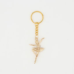 Цена за 2 шт. Брелок для ключей «Балерина», 10 х 3.3 см