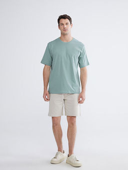 Bisiklet Yaka Penye Erkek Ti??rt