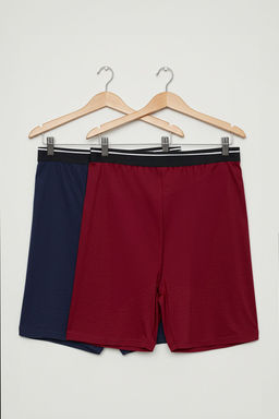 TRENDYOL MAN Lacivert- Bordo Regular Fit 2li Orme Sort TMNSS25SR00045 - Trendyolmilla фото 8
