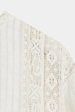 ZW COLLECTION EMBROIDERED SHIRT - Zara фото 6