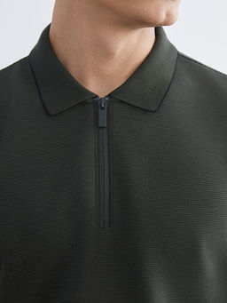 Polo Yaka Uzun Kollu Erkek Ti??rt