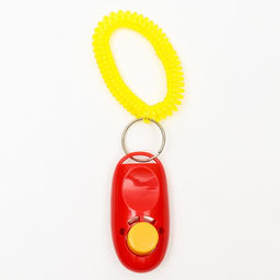 Кликер для дрессировки собак с браслетом на руку, красный - Пижон фото 3