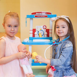 Игровой набор Happy Valley «Доктор +» с аксессуарами, высота 68 см