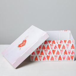 Коробка подарочная складная, упаковка, «Любовь вокруг», 31×25.5×16 см