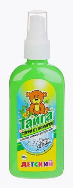 ТАЙГА от комаров Детский спрей репеллентный 100мл