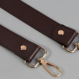 Ручка для сумки, с карабинами, 100 1 см 2,5 см, цвет коричневый - Арт узор фото 3