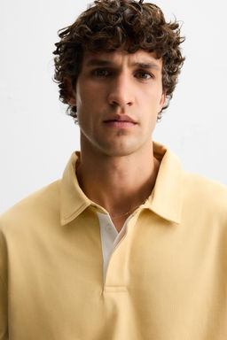 CONTRAST POLO SHIRT - Zara фото 5