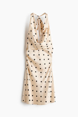 Vestido halter de sat?n