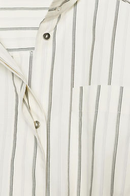 STRIPED PYJAMA SHIRT WITH POCKETS - Zara фото 5