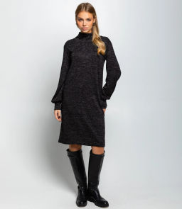 Платье #2В2215, чёрный