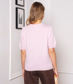 Футболка #ОКТ185001, пудровый - Dommod фото 3