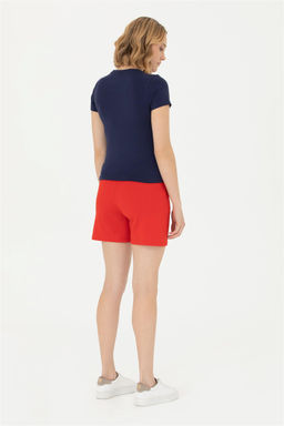 Женские красные вязаные шорты Неожиданная скидка в корзине - U.s. polo assn фото 4