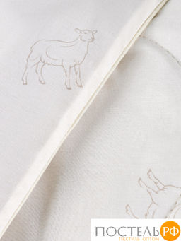 CASSIA Одеяло ЖЕМЧУЖИНА ТИБЕТА лайт 200х220,1пр.,хл./шерсть/микровол., 200г/м2  фото 5