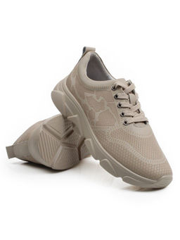 03-YH466-2 BEIGE Кроссовки женские (натуральная кожа)