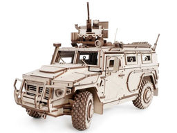 Деревянный конструктор Lemmo Бронеавтомобиль ЛИГЕР, 493 детали  фото 10