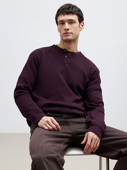 Bisiklet Yaka Erkek Triko Kazak