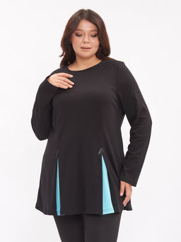 Туника с клиньями ZTU15002BLK01 - Артесса фото 5
