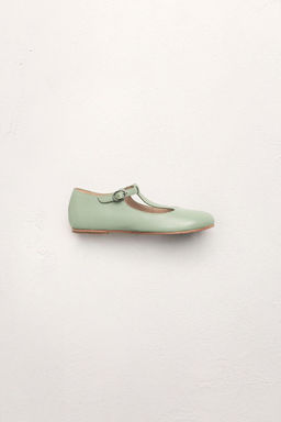 T-BAR LEATHER BALLET FLATS - LIMITED EDITION - Zara фото 10