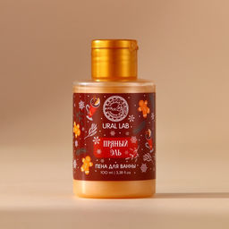 Цена за 2 шт. Пена для ванны, аромат пряный эль, 110 мл, URAL LAB