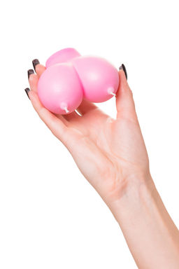 Свеча Pecado BDSM Сиськи, розовая, 150 гр.