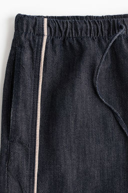 Pantal?n denim con cord?n de ajuste - H&m фото 5