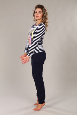 Женский домашний костюм с брюками 68