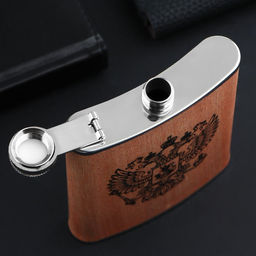 Фляжка Россия, 240 мл